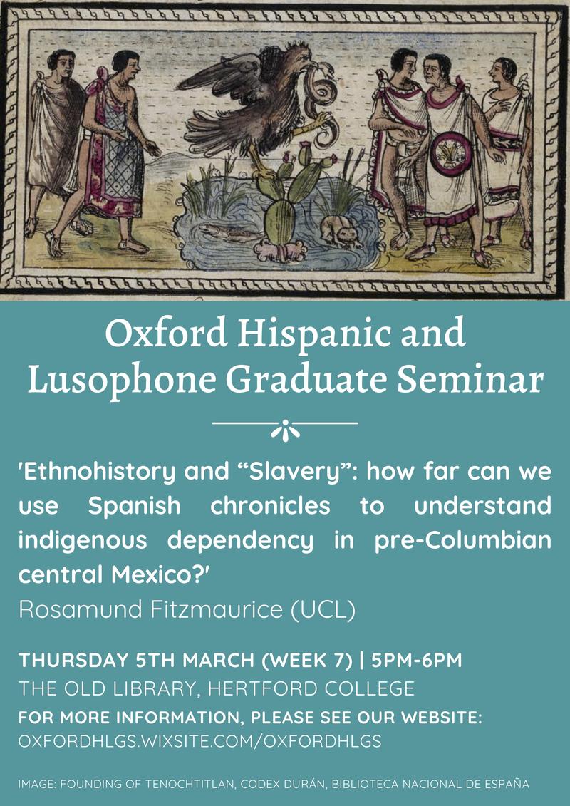 oxford hispanic and lusophone graduate seminar 2